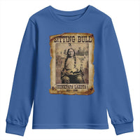 Sitting Bull Youth Sweatshirt Native American Indian Chief Hunkpapa Lakota Sioux - Wonder Print Shop