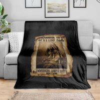 Spotted Elk Throw Blanket Lakota Sioux Miniconjou Chief Native American History - Wonder Print Shop