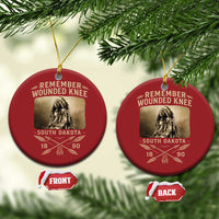 Remember Wounded Knee Christmas Ornament Spotted Elk Lakota Sioux Native American History - Wonder Print Shop