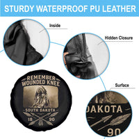 Remember Wounded Knee Spare Tire Cover Spotted Elk Lakota Sioux Native American History - Wonder Print Shop