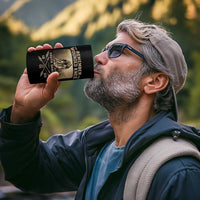 Remember Wounded Knee 4 in 1 Can Cooler Tumbler Spotted Elk Lakota Sioux Native American History - Wonder Print Shop