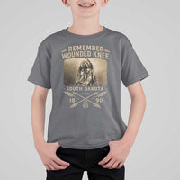 Remember Wounded Knee T Shirt For Kid Spotted Elk Lakota Sioux Native American History - Wonder Print Shop