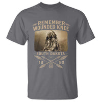 Remember Wounded Knee T Shirt Spotted Elk Lakota Sioux Native American History - Wonder Print Shop