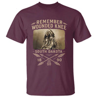Remember Wounded Knee T Shirt Spotted Elk Lakota Sioux Native American History - Wonder Print Shop