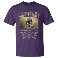 Remember Wounded Knee T Shirt Spotted Elk Lakota Sioux Native American History - Wonder Print Shop