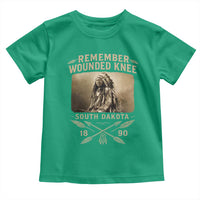 Remember Wounded Knee Toddler T Shirt Spotted Elk Lakota Sioux Native American History - Wonder Print Shop