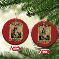 Red Cloud Christmas Ornament Oglala Lakota Sioux Native American Chief Warrior History - Wonder Print Shop