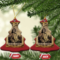 Red Cloud Christmas Ornament Oglala Lakota Sioux Native American Chief Warrior History - Wonder Print Shop