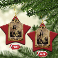Red Cloud Christmas Ornament Oglala Lakota Sioux Native American Chief Warrior History - Wonder Print Shop