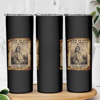 Red Cloud Skinny Tumbler Oglala Lakota Sioux Native American Chief Warrior History - Wonder Print Shop