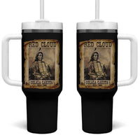 Red Cloud Tumbler With Handle Oglala Lakota Sioux Native American Chief Warrior History - Wonder Print Shop