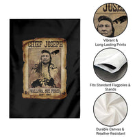 Chief Joseph Garden Flag Wallowa Nez Perce Native American Leader History - Wonder Print Shop