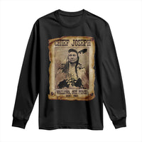 Chief Joseph Long Sleeve Shirt Wallowa Nez Perce Native American Leader History - Wonder Print Shop