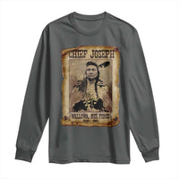 Chief Joseph Long Sleeve Shirt Wallowa Nez Perce Native American Leader History - Wonder Print Shop