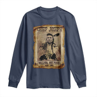 Chief Joseph Long Sleeve Shirt Wallowa Nez Perce Native American Leader History - Wonder Print Shop