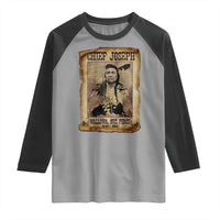 Chief Joseph Raglan Shirt Wallowa Nez Perce Native American Leader History - Wonder Print Shop
