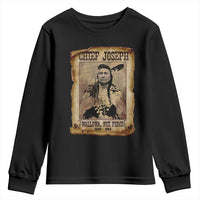 Chief Joseph Youth Sweatshirt Wallowa Nez Perce Native American Leader History - Wonder Print Shop