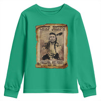 Chief Joseph Youth Sweatshirt Wallowa Nez Perce Native American Leader History - Wonder Print Shop