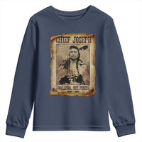 Chief Joseph Youth Sweatshirt Wallowa Nez Perce Native American Leader History - Wonder Print Shop