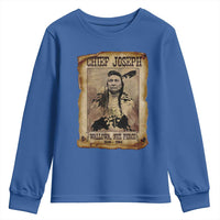 Chief Joseph Youth Sweatshirt Wallowa Nez Perce Native American Leader History - Wonder Print Shop