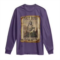 Crazy Horse Long Sleeve Shirt Legendary Oglala Sioux Lakota Leader Native American Indian - Wonder Print Shop