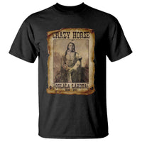 Crazy Horse T Shirt Legendary Oglala Sioux Lakota Leader Native American Indian - Wonder Print Shop