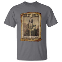 Crazy Horse T Shirt Legendary Oglala Sioux Lakota Leader Native American Indian - Wonder Print Shop