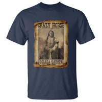 Crazy Horse T Shirt Legendary Oglala Sioux Lakota Leader Native American Indian - Wonder Print Shop