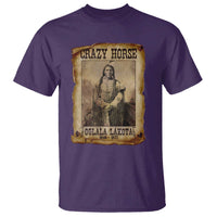 Crazy Horse T Shirt Legendary Oglala Sioux Lakota Leader Native American Indian - Wonder Print Shop