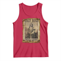 Crazy Horse Tank Top Legendary Oglala Sioux Lakota Leader Native American Indian - Wonder Print Shop