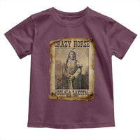 Crazy Horse Toddler T Shirt Legendary Oglala Sioux Lakota Leader Native American Indian - Wonder Print Shop