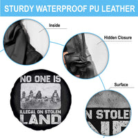 No One Is Illegal On Stolen Land Spare Tire Cover Native Tribe Indigenous People - Wonder Print Shop