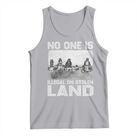 No One Is Illegal On Stolen Land Tank Top Native Tribe Indigenous People - Wonder Print Shop