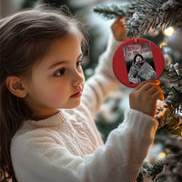 Stop MMIW Christmas Ornament I Wear Red For My Sister Native American - Wonder Print Shop