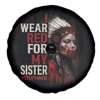 MMIW Spare Tire Cover I Wear Red For My Sister Native American Stop MMIW - Wonder Print Shop