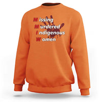 MMIW Sweatshirt Missing Murdered Indigenous Women Red Hand - Wonder Print Shop