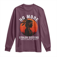 MMIW No More Stolen Sisters Long Sleeve Shirt American Native Indigenous Woman - Wonder Print Shop