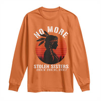 MMIW No More Stolen Sisters Long Sleeve Shirt American Native Indigenous Woman - Wonder Print Shop