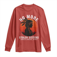 MMIW No More Stolen Sisters Long Sleeve Shirt American Native Indigenous Woman - Wonder Print Shop