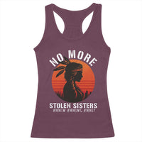 MMIW No More Stolen Sisters Racerback Tank Top American Native Indigenous Woman - Wonder Print Shop