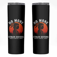 MMIW No More Stolen Sisters Skinny Tumbler American Native Indigenous Woman - Wonder Print Shop