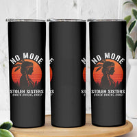 MMIW No More Stolen Sisters Skinny Tumbler American Native Indigenous Woman - Wonder Print Shop