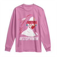 MMIW Awareness Long Sleeve Shirt Justice For Indigenous Woman Stop Stolen Sisters