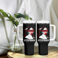 MMIW Awareness Tumbler With Handle Justice For Indigenous Woman Stop Stolen Sisters