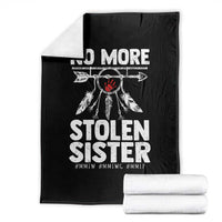 MMIW Throw Blanket No More Stolen Sisters Indigenous Woman - Wonder Print Shop