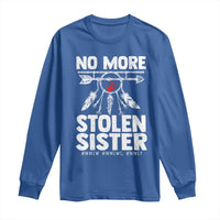 MMIW Long Sleeve Shirt No More Stolen Sisters Indigenous Woman - Wonder Print Shop