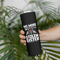 MMIW Skinny Tumbler No More Stolen Sisters Indigenous Woman - Wonder Print Shop