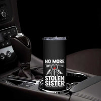 MMIW Skinny Tumbler No More Stolen Sisters Indigenous Woman - Wonder Print Shop