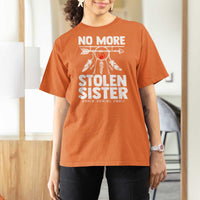 MMIW T Shirt For Women No More Stolen Sisters Indigenous Woman - Wonder Print Shop