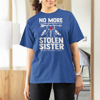 MMIW T Shirt For Women No More Stolen Sisters Indigenous Woman - Wonder Print Shop